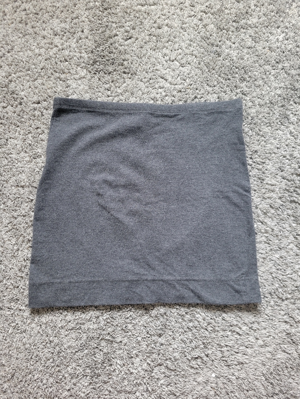 Ambiance Charcoal Gray Knit Mini Skirt Size Small